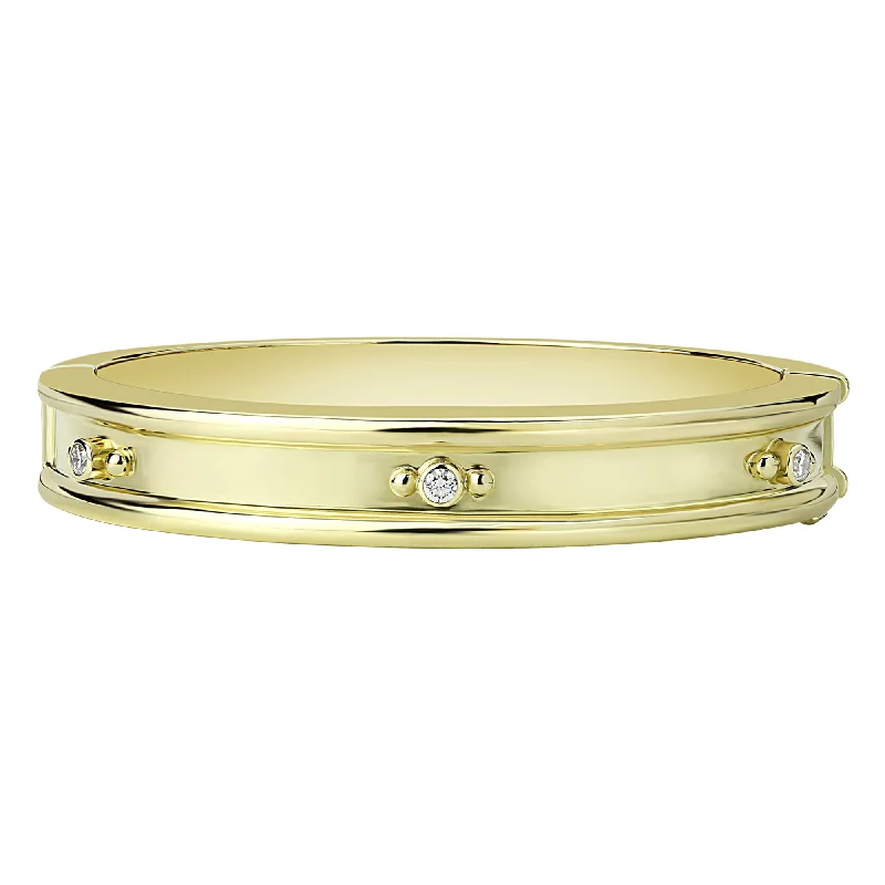 Simple Elegant Bangles with Smooth Finish-Bangle - Diamond (2305E)