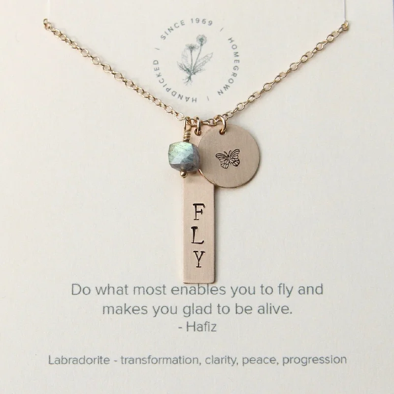 Personalized Name Necklace for Gifts-Glad to Be Alive Necklace