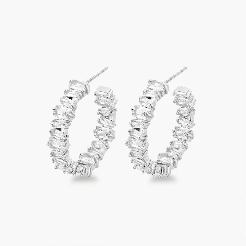 Trendy Ear Cuffs-Lumen Hoop Earrings