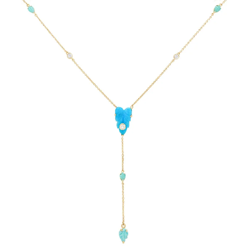 Stylish Choker Necklace for Women-Ma'at Feather Lariat