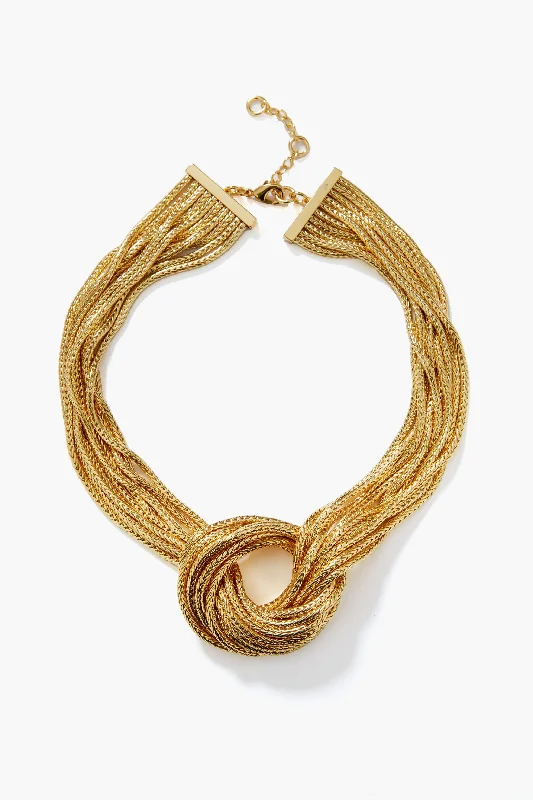 Minimalist Diamond Necklace-Gold Alora Necklace