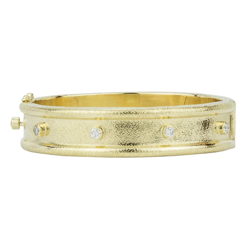 Personalized Cuff Bangles for Fashionistas-Bangle - Diamond