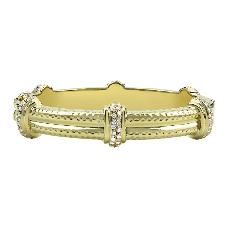 Classic Bangle Set for Brides with Diamonds-Bangle - Diamond