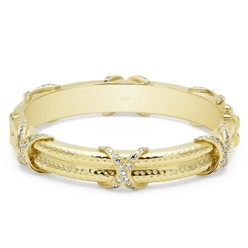 Classic Diamond Bangle for Special Occasions-Bangle - Diamond (2411A)