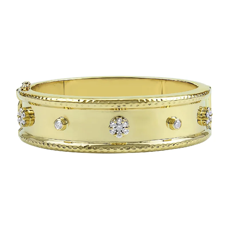 Custom Name Bangles with Elegant Design-Bangle - Diamond